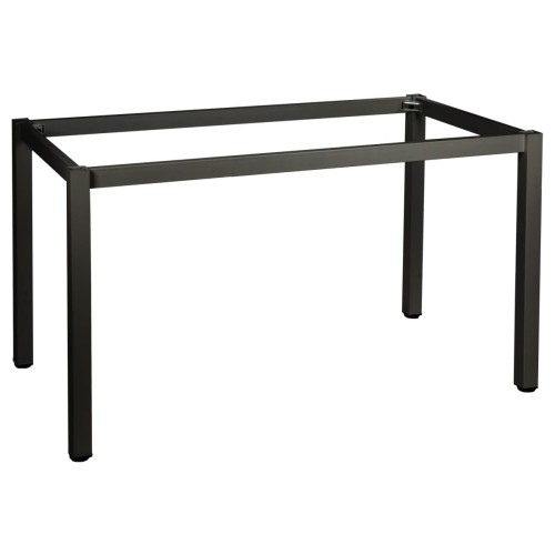 Stelaż ramowy stołu / biurka 116x56, noga kwadratowa, do domu, biura, restauracji, hotelu, czarny