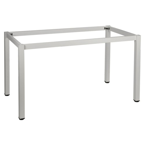 Stelaż ramowy stołu / biurka 116x56, noga kwadratowa, do domu, biura, restauracji, hotelu, biały