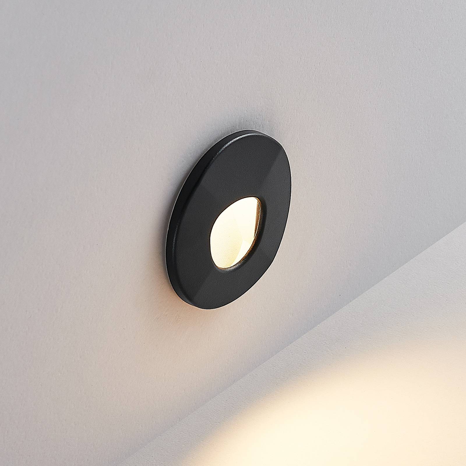 Molto Luce oprawa wpuszczana LED Wall 68 R SIna RD, czarna, CCT