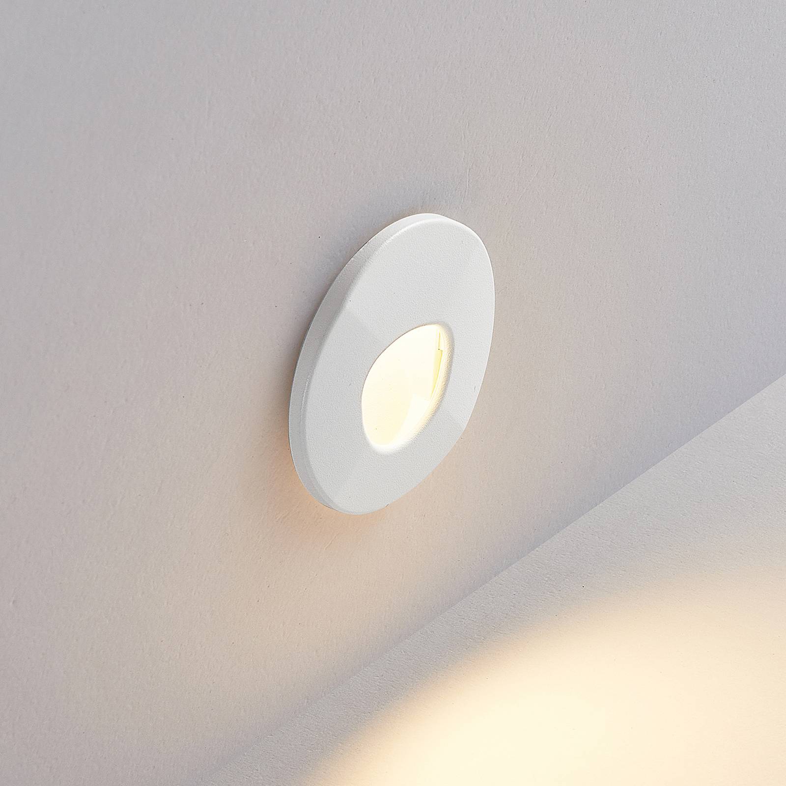 Oprawa wpuszczana LED Molto Luce Wall 68R Sina IP44 RD, biały, CCT