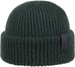 Czapka Beanie Banxs Short by Barts, ciemnozielony, One Size