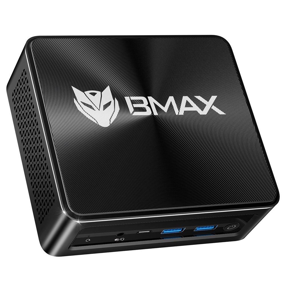 Mini PC BMAX B5 A Pro, AMD Ryzen 7 5825U 8 rdzeni maks. 4,5GHz, 16GB RAM 512GB SSD - Czarny