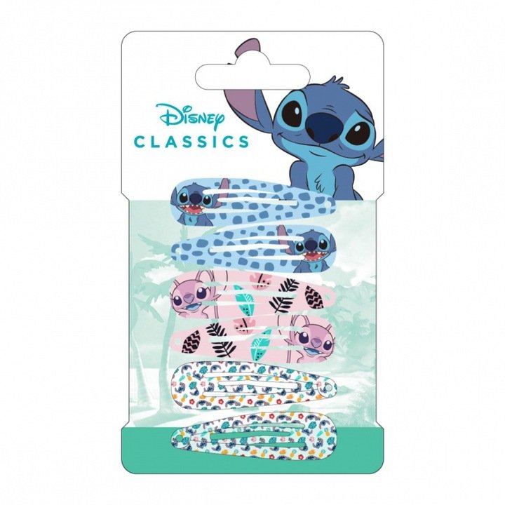 Spinki Do Włosów Dla Dziewczynki 6 Sztuk Lilo&Stitch