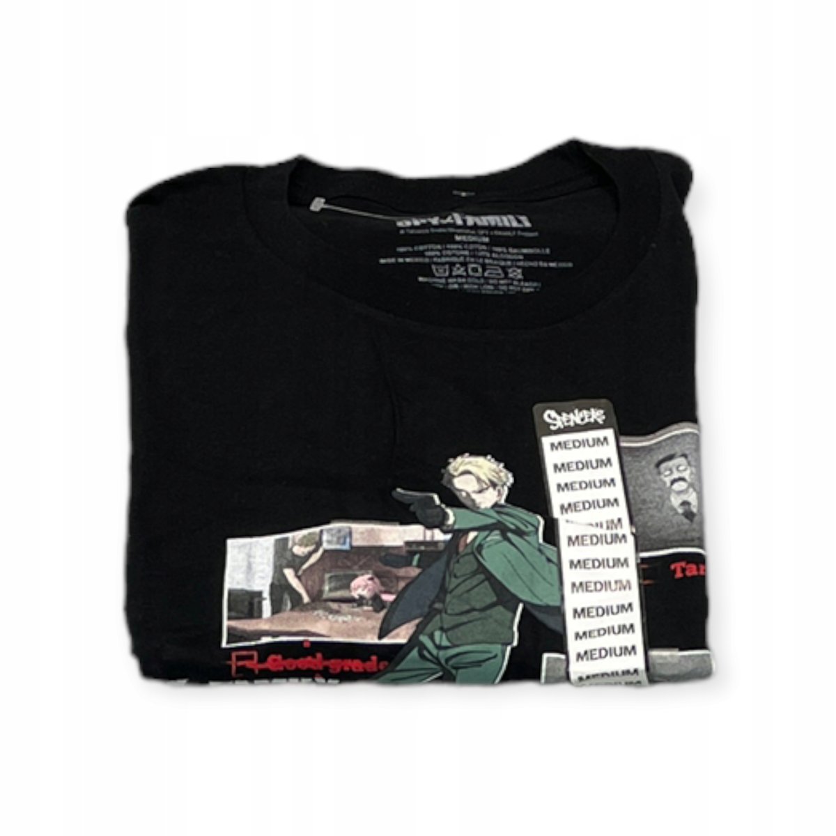 Koszulka T-shirt męski okrągły dekolt SPENCER'S SPY X FAMILY L