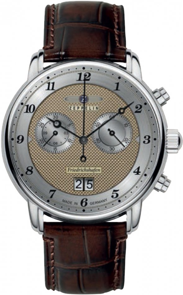 Zegarek męski ZEPPELIN 8584-5 brązowy klasyczny
