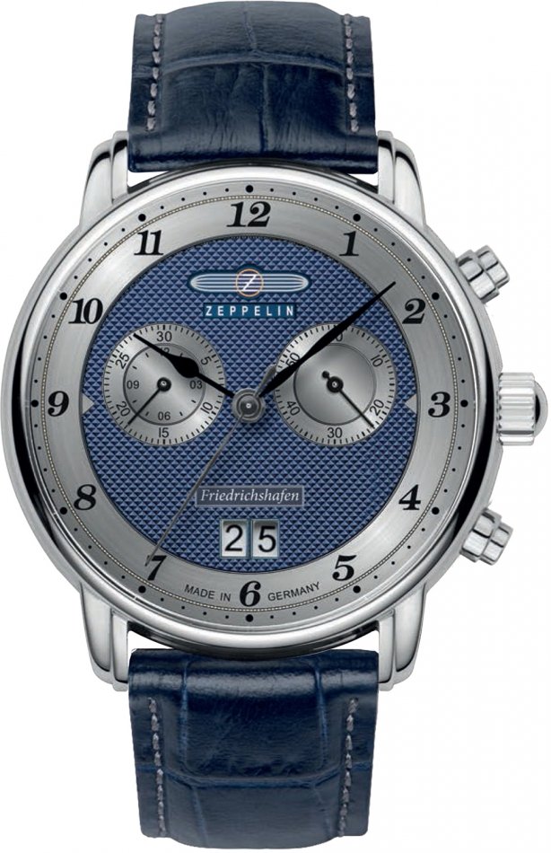 Zegarek męski ZEPPELIN 8584-3 granatowy klasyczny