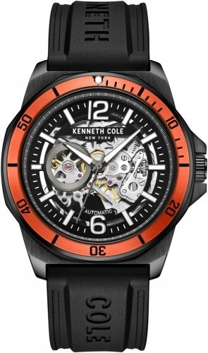 Zegarek męski KENNETH COLE KCWGR0013503 czarny sportowy skeleton