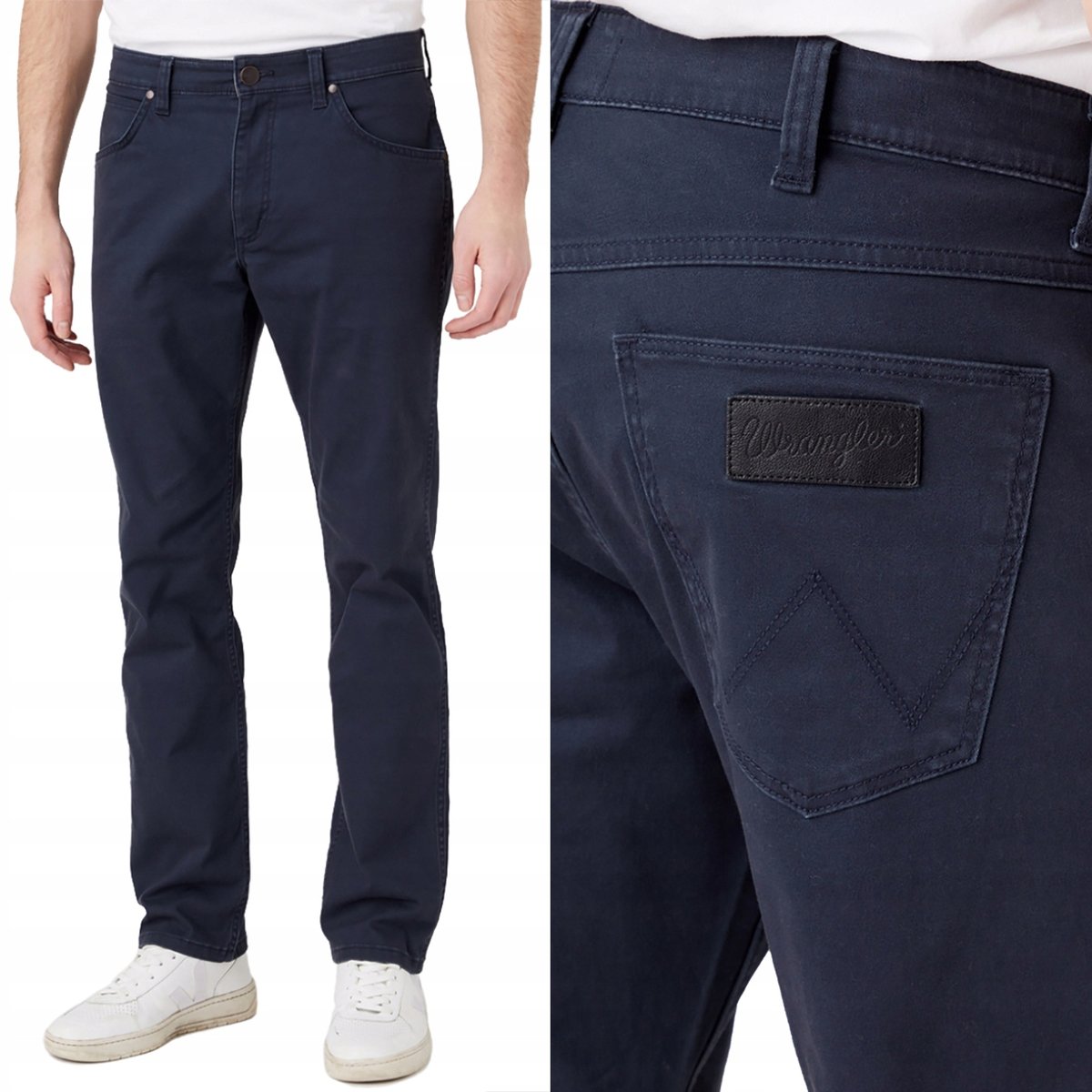 Wrangler GREENSBORO Dark Navy GRANATOWE W33 L34