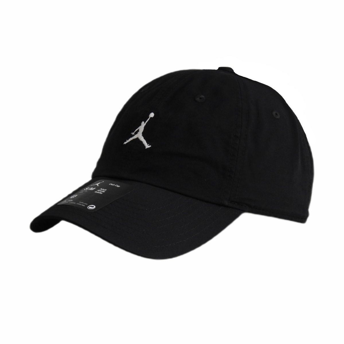 Czapka z daszkiem uniwersalna Air Jordan Jumpman Club Cap Black S/M - FD5185-010-M/L