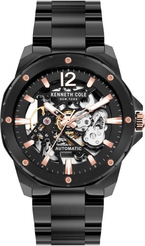 Zegarek męski KENNETH COLE KCWGL2104201 czarny klasyczny skeleton