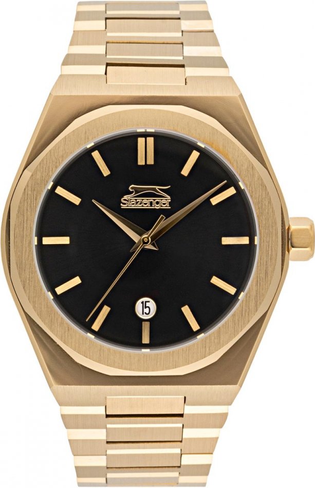 Zegarek męski SLAZENGER SL.09.2144.1.05 złoty fashion na prezent