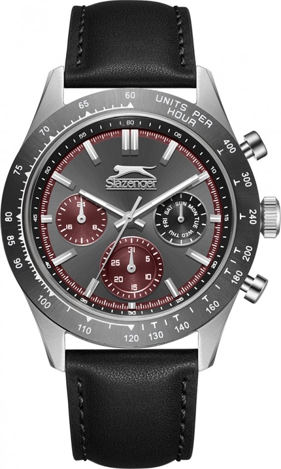 Zegarek męski SLAZENGER SL.09.2359.2.03 czarny fashion na prezent