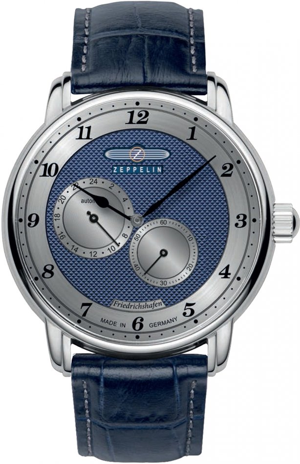 Zegarek męski ZEPPELIN 8568-3 granatowy klasyczny