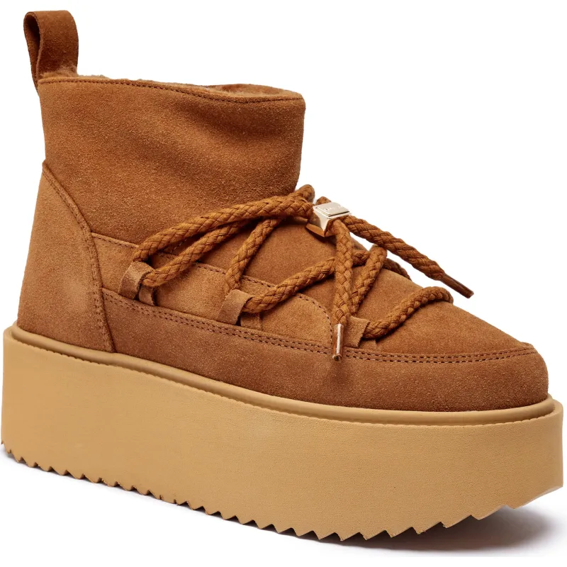 INUIKII Śniegowce CLASSIC LOW PLATFORM | zamsz