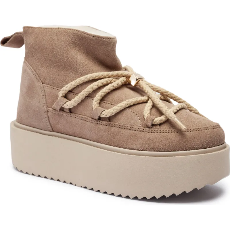 INUIKII Śniegowce CLASSIC LOW PLATFORM | zamsz