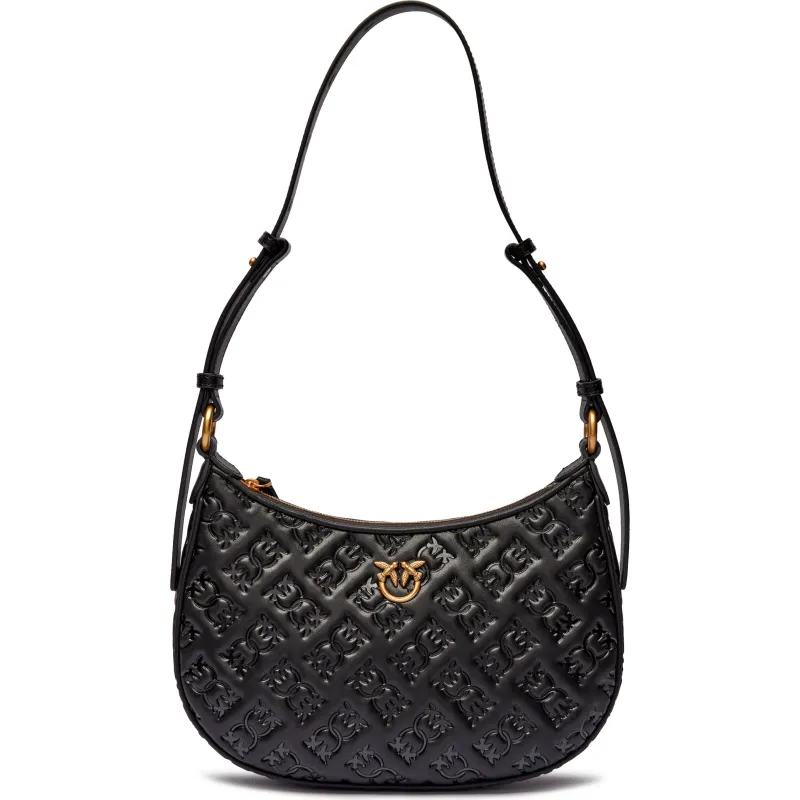 Pinko Skórzana hobo HALF MOON MINI