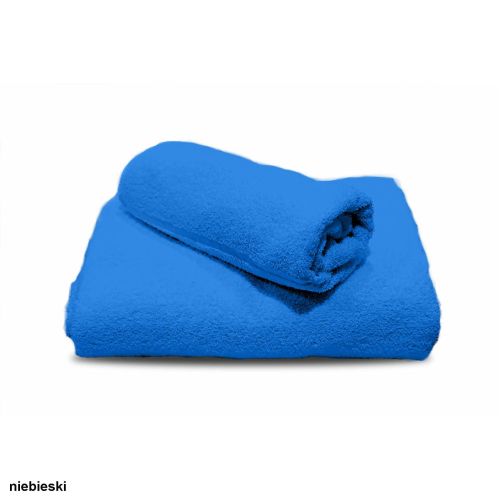 Ręcznik do rąk 70% CO/30% PES, 400G niebieski 50x100cm