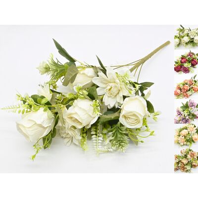 Róża sztuczna bukiet 50 x 16 cm