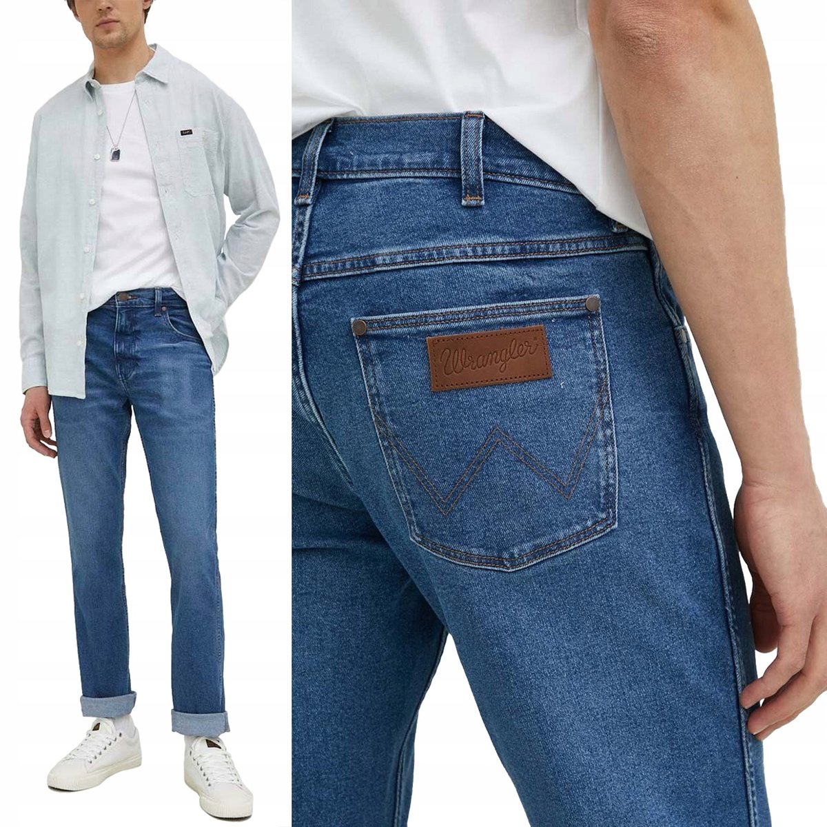 Wrangler GREENSBORO Be Cool COOL MAX DŻINS W38 L34