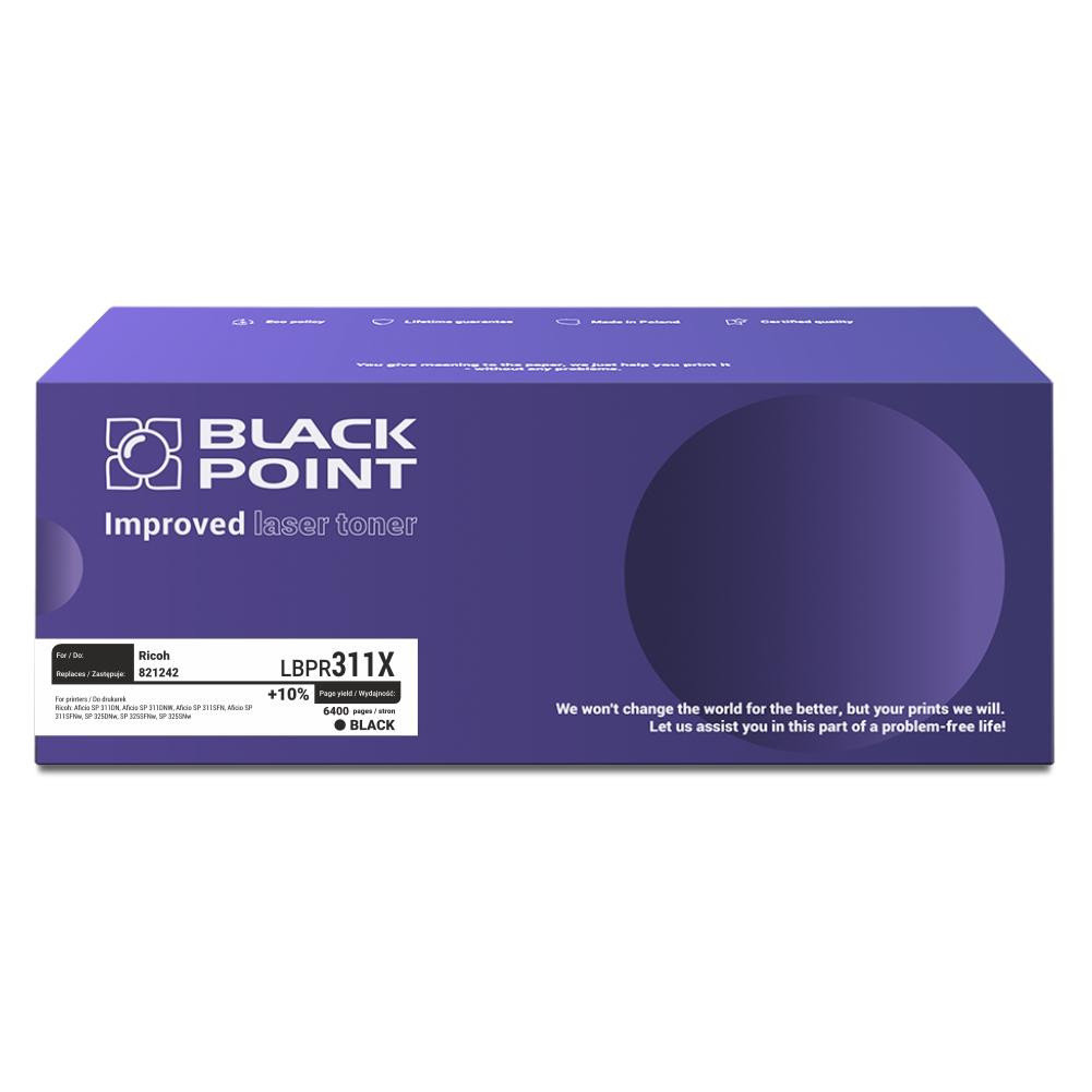 Toner Black Point LBPR311X zamiennik Ricoh 821242 black