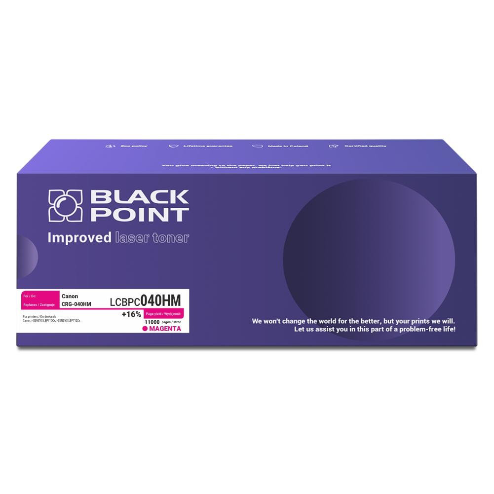 Toner Black Point LCBPC040HM zamiennik Canon CRG-040HM magenta