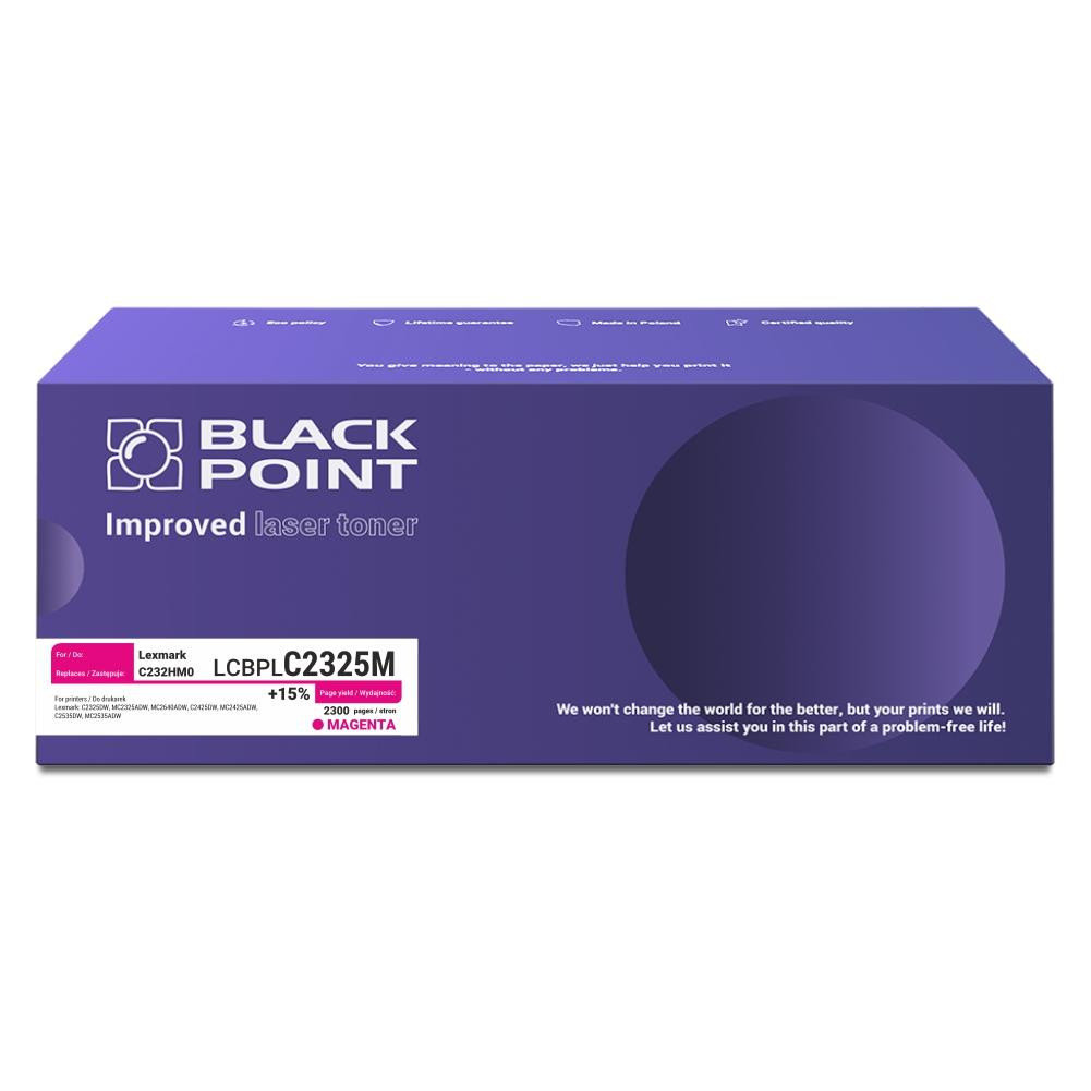 Toner Black Point LCBPLC2325M zamiennik Lexmark C232HM0 magenta