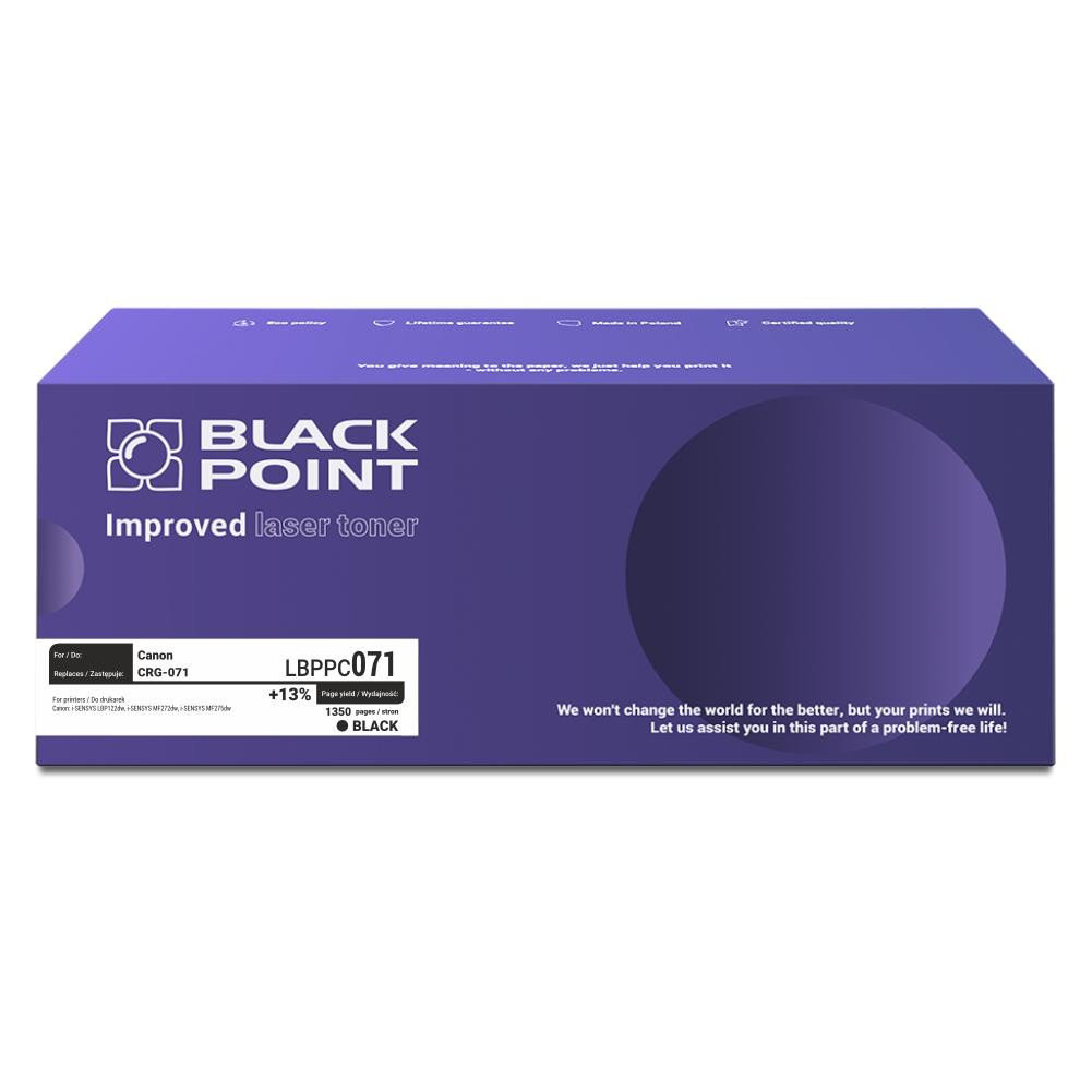 Toner Black Point LBPPC071 zamiennik Canon CRG-071 black
