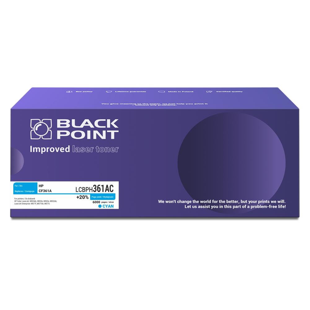 Toner Black Point LCBPH361AC zamiennik HP 508A CF361A cyan