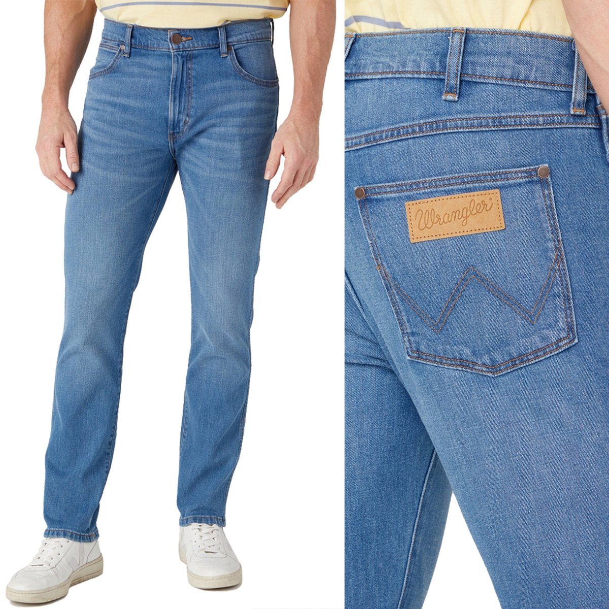Wrangler LARSTON SLIM Vito BLUE DżINS W30 L32