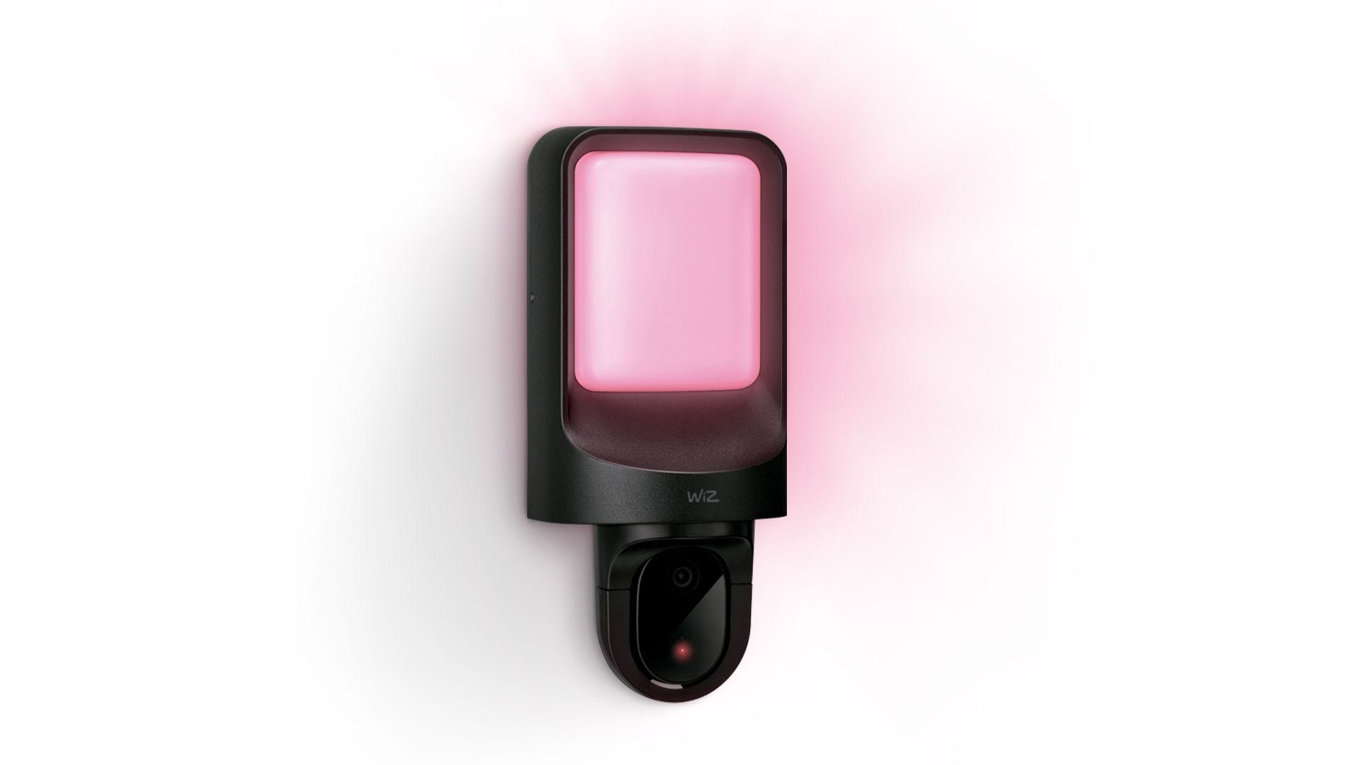 WiZ | Inteligentna zewnętrzna lampa ścienna WiFi z kamerą | 2700 tys.