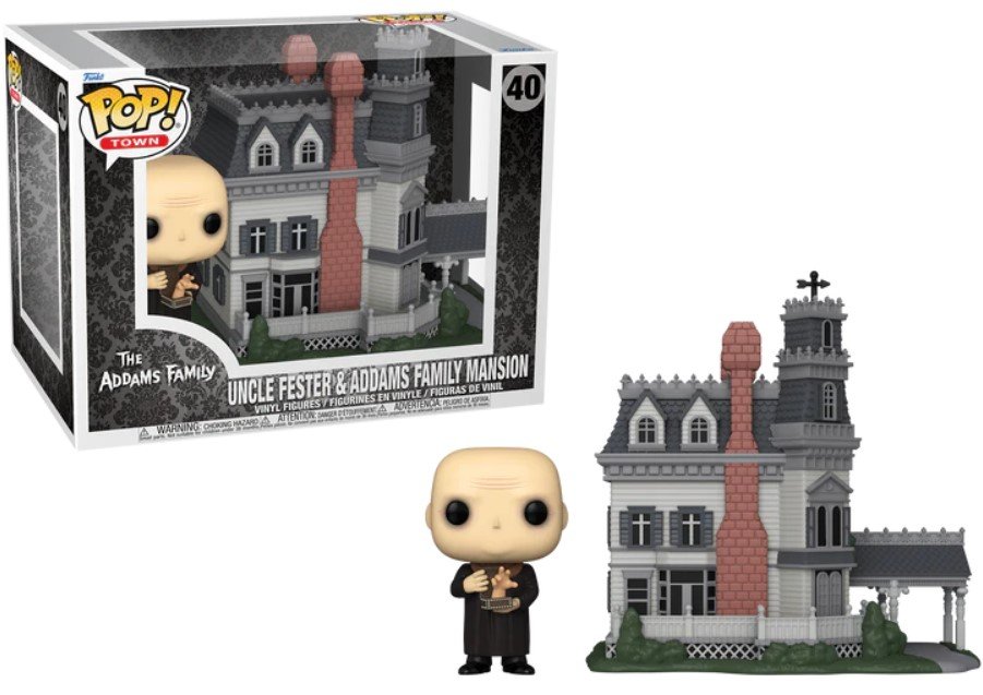 funko pop! addams family town 40 home with uncle fester wednesday