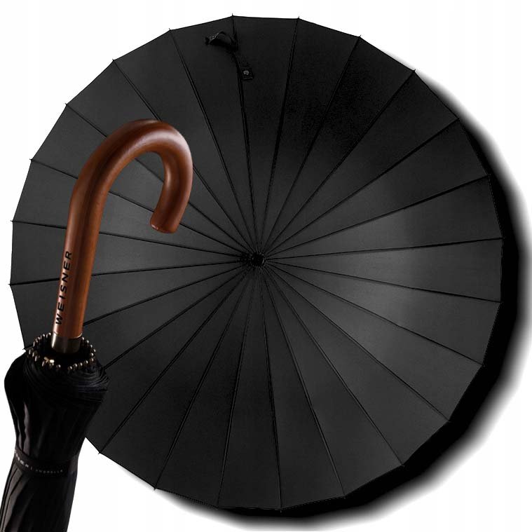 WEISNER ORYGINALNY PARASOL RZĄDOWY 140 CM PARASOLKA MĘSKA DAMSKA XXL