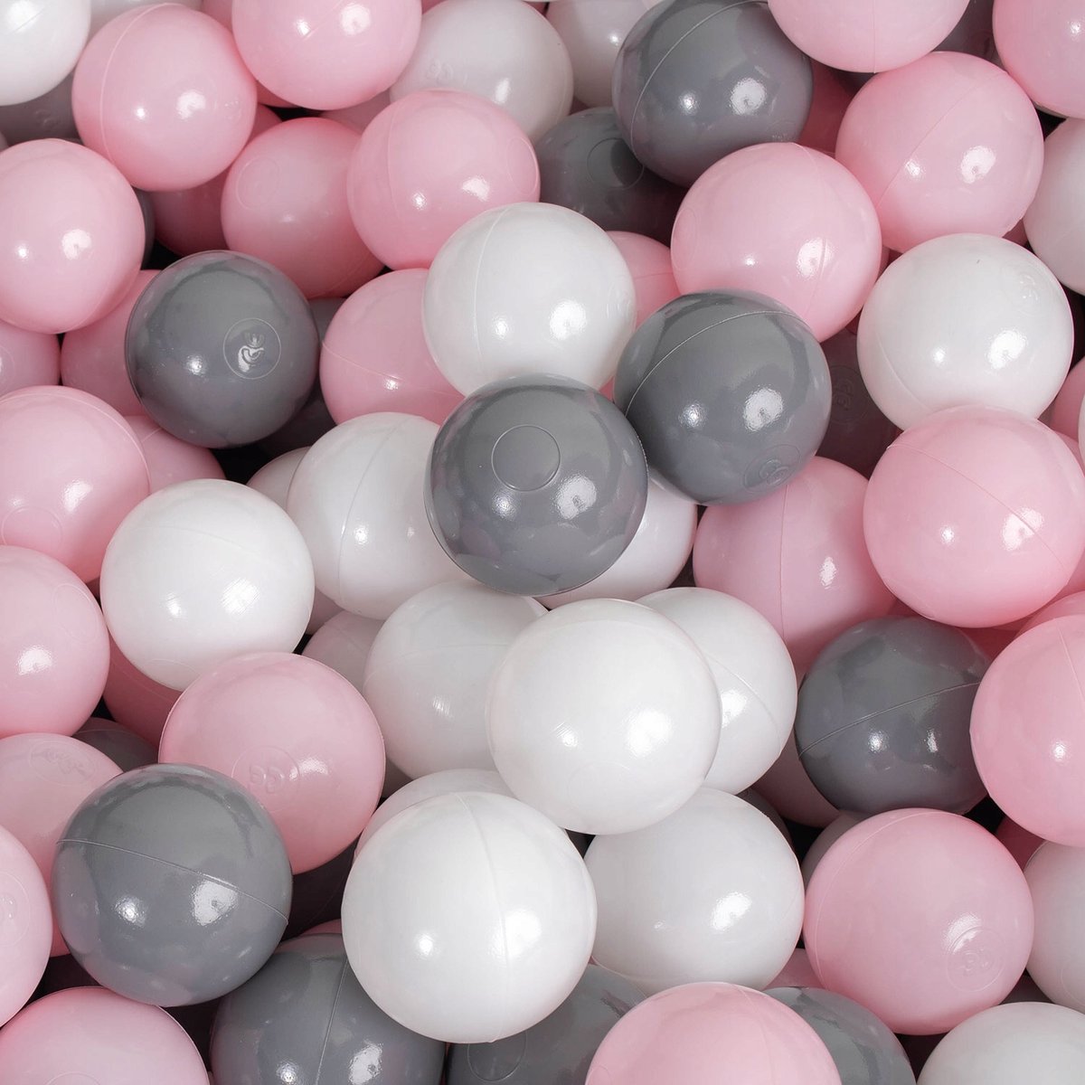 PIŁKI KULKI DO SUCHEGO BASENU KOLOROWE MIX 500SZT | H&F