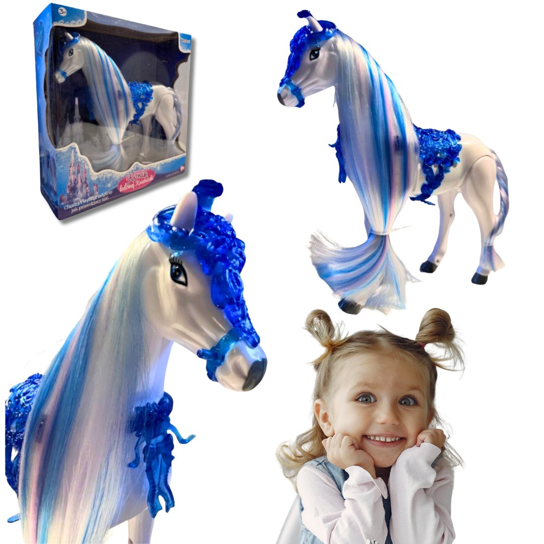 KONIK LODOWEJ KSIĘŻNICZKI - CHODZĄCY WYDAJE DŹWIĘKI NIEBIESKI