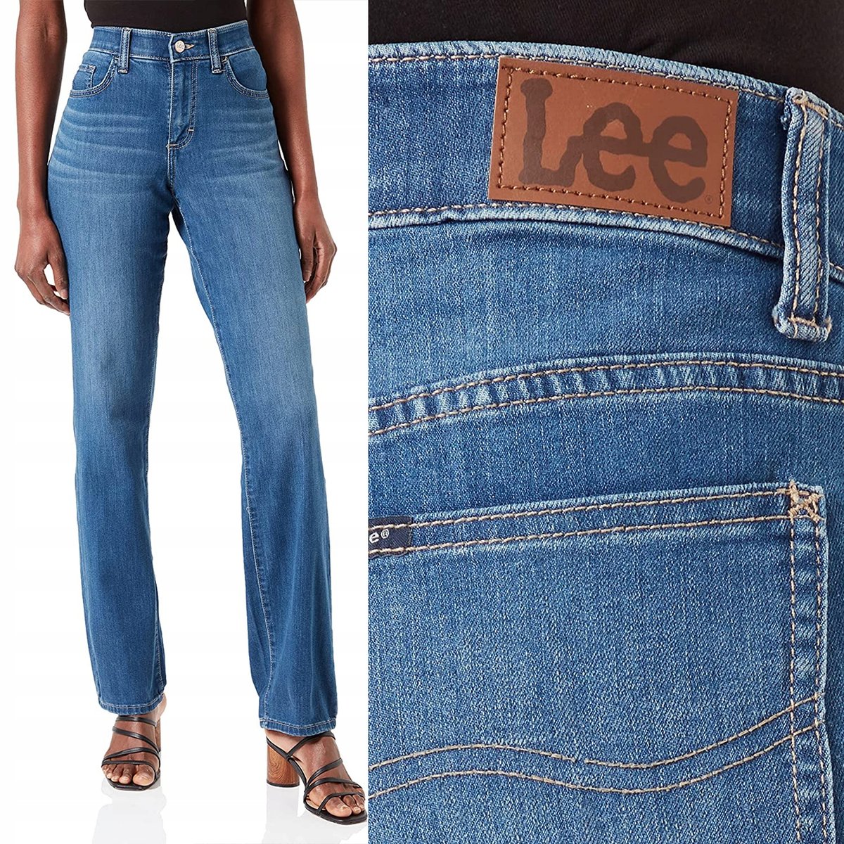 Lee COMFORT STRAIGHT Medium Indigo PROSTE W38 L31