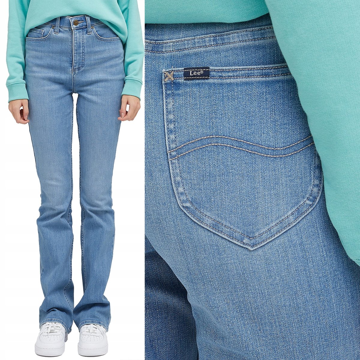 Lee BOOTCUT ULTRA LUX COMFORT Vnt Grace WYGODNE ROZSZERZANE DżINS W31 L31