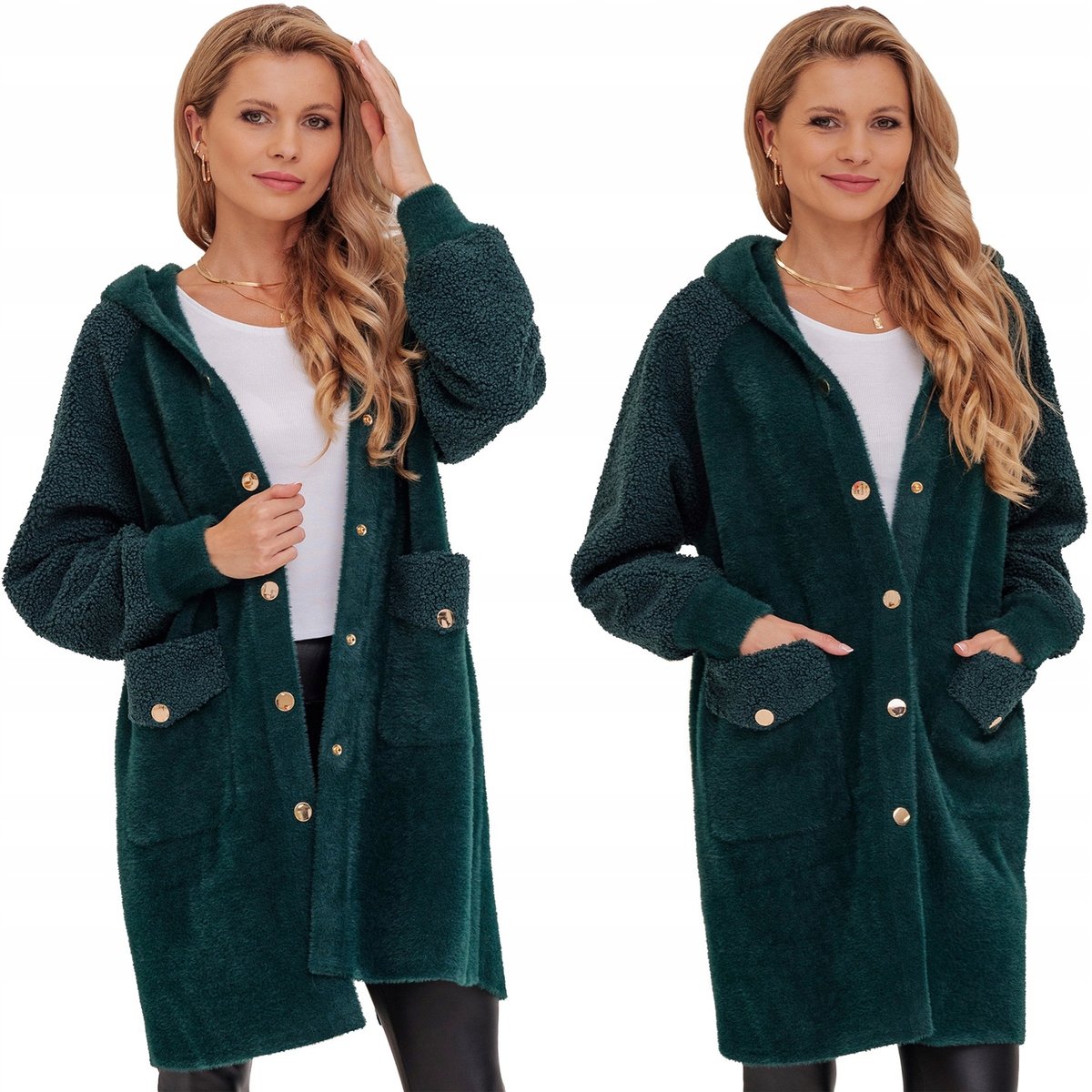 CIEPŁA ALPAKA Z BARANKIEM PŁASZCZ Z WEŁNĄ CIEPŁY MIĘKKI PRZEJŚCIOWY ALPAKI