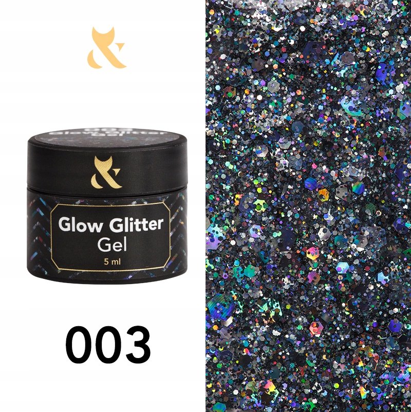Żel do zdobień Fox Glow Glitter Gel 003 5ml