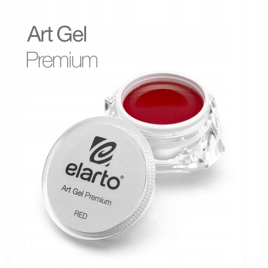 Żel do zdobień Elarto Art Gel Premium Red 5g