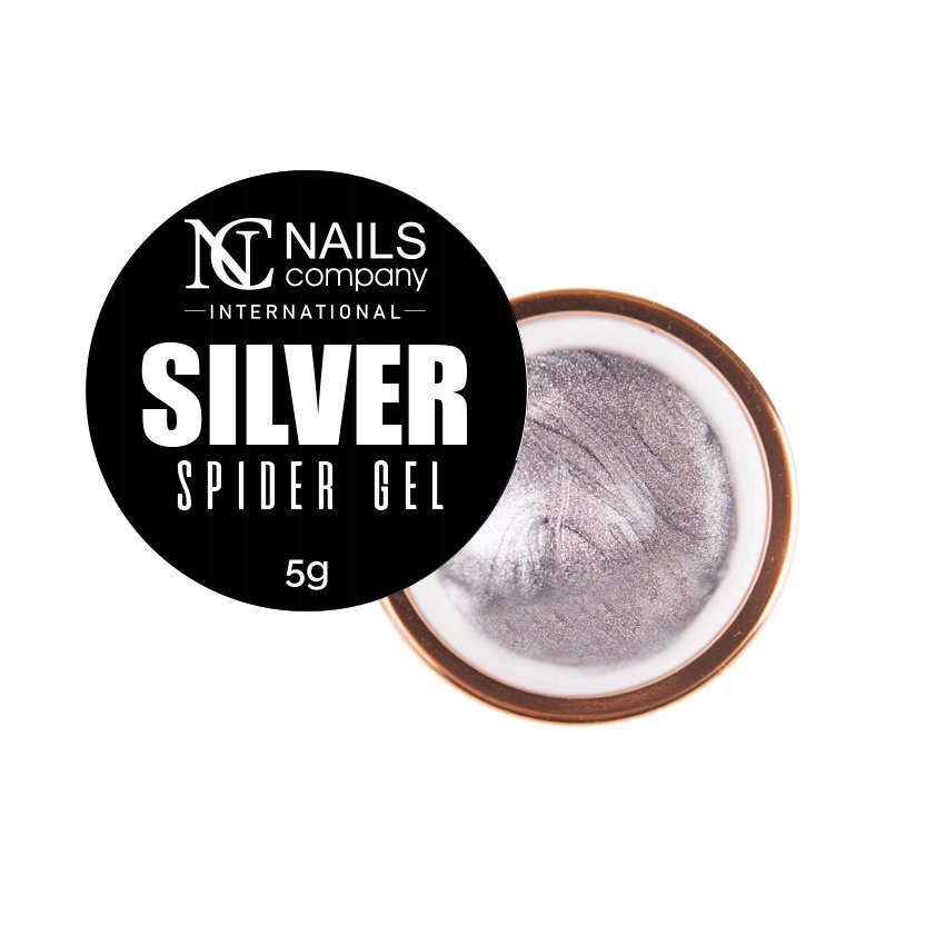 Żel do zdobień NC Nails Spider Gel Silver
