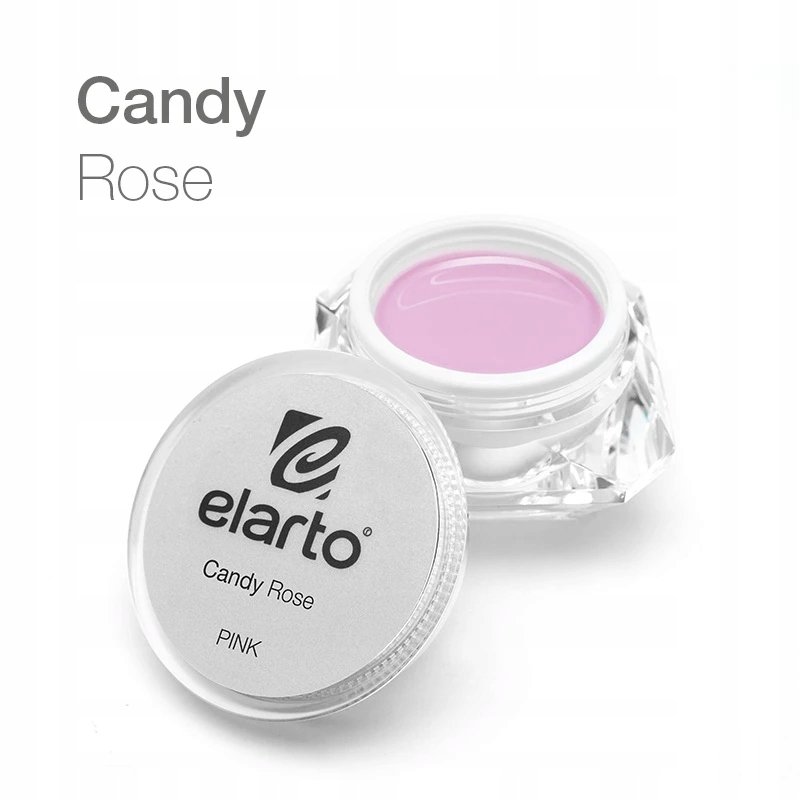 Żel Budujący Elarto Różowy Candy Rose 50g
