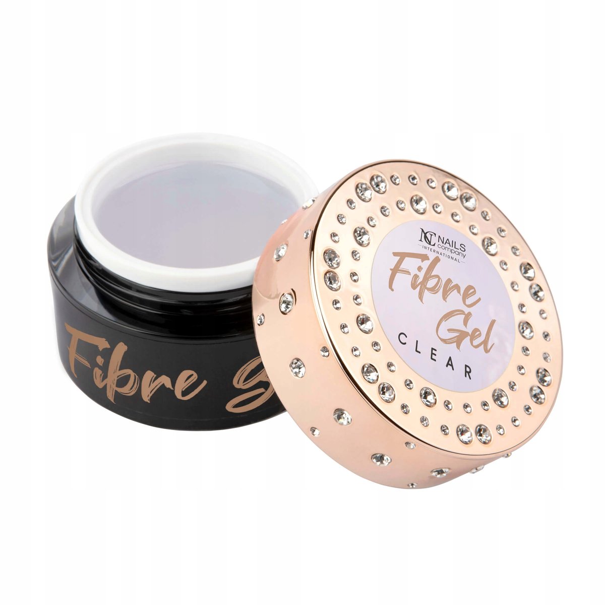 Żel budujący NC Nails Fibre Gel Clear Kryształ 15g