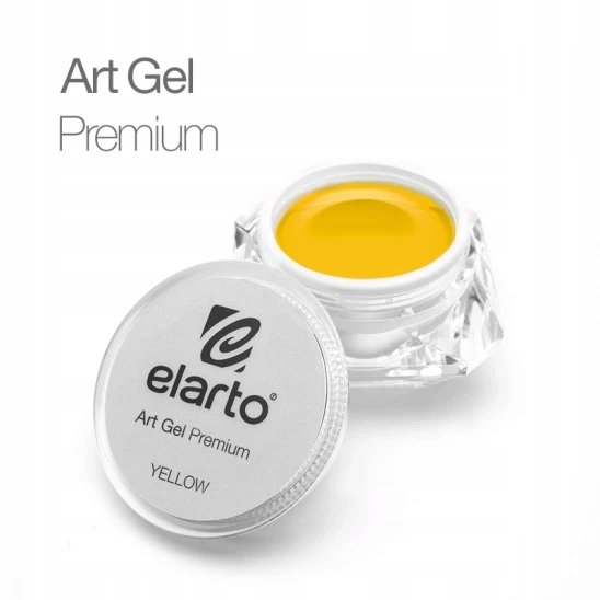 Żel do zdobień Elarto Art Gel Premium Yellow 5g