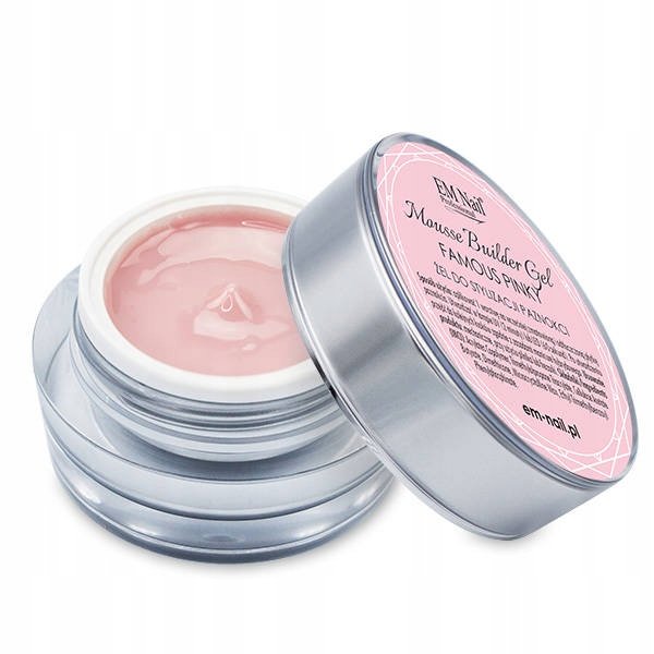 Żel budujący EM Nail Mousse Famous Pinky 50 ml
