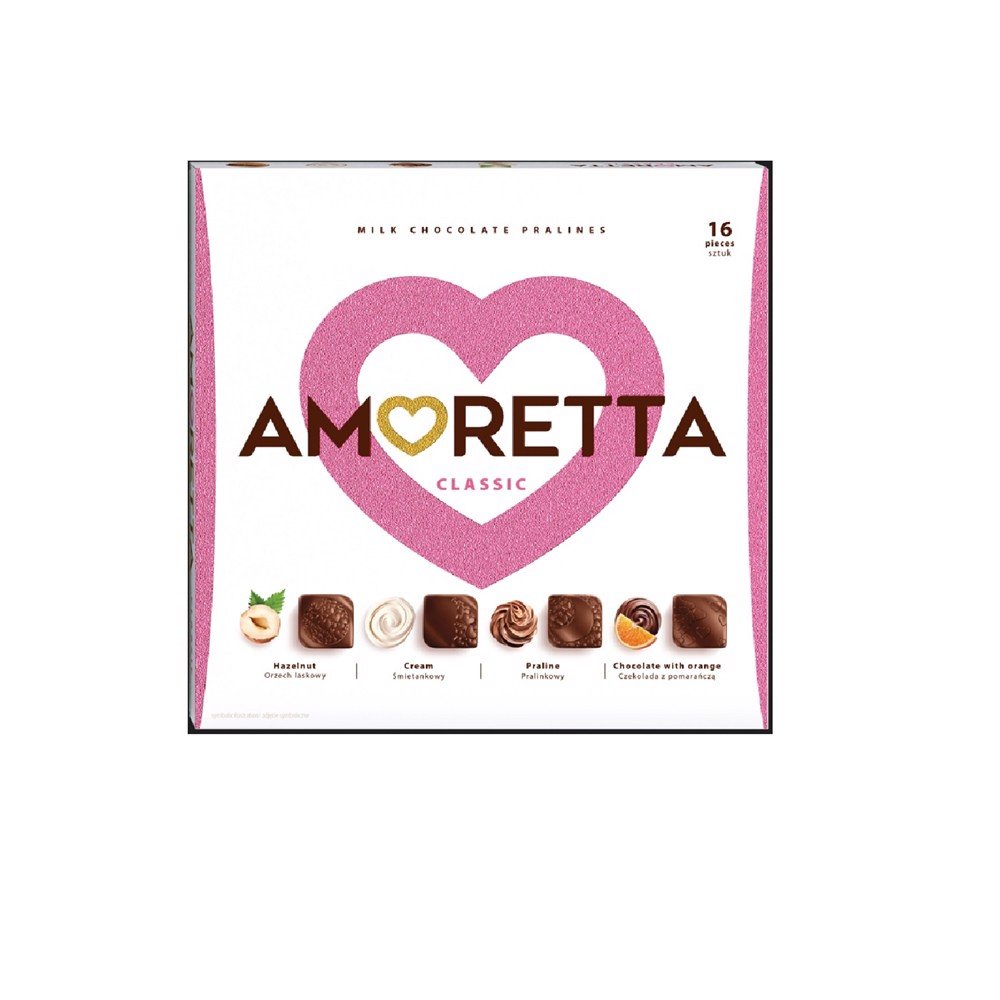 Amoretta Classic Bombonierka Praliny Na Prezent Mieszko  106G