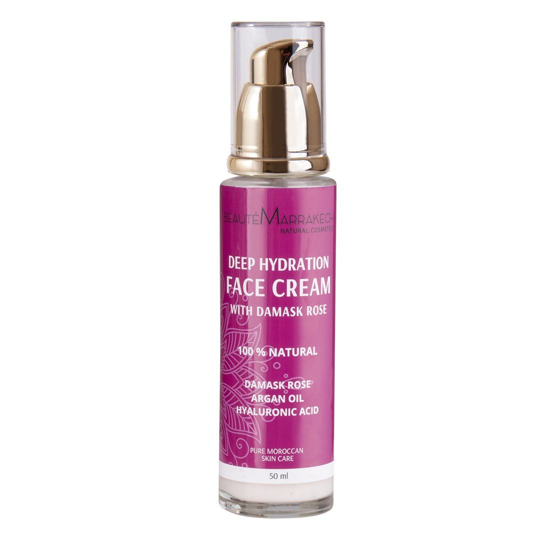 Beaute Marrakech, Intensywnie nawilżający krem do twarzy z kwasem hialuronowym 50ml