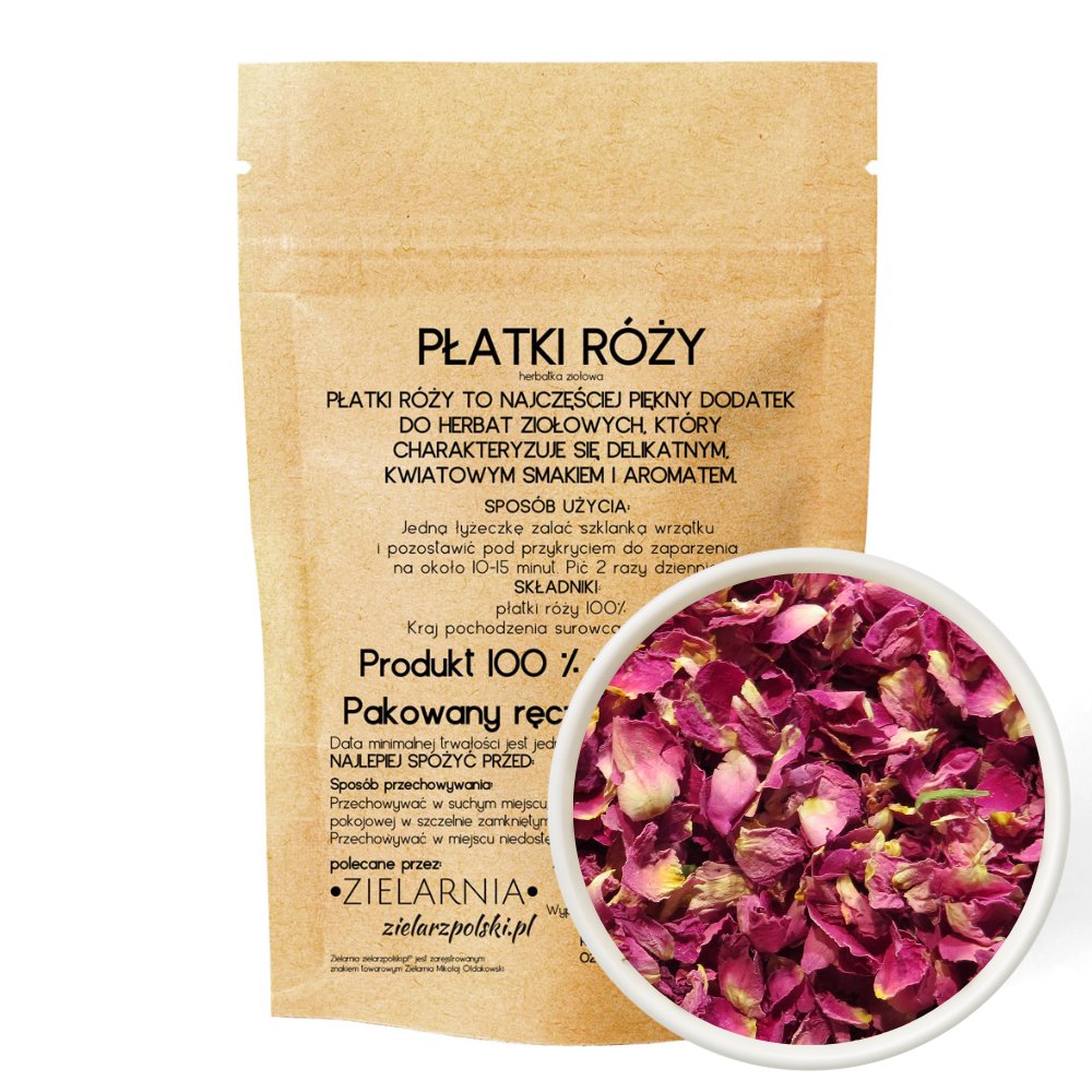Róża płatki 50g ZIELARZPOLSKI.PL
