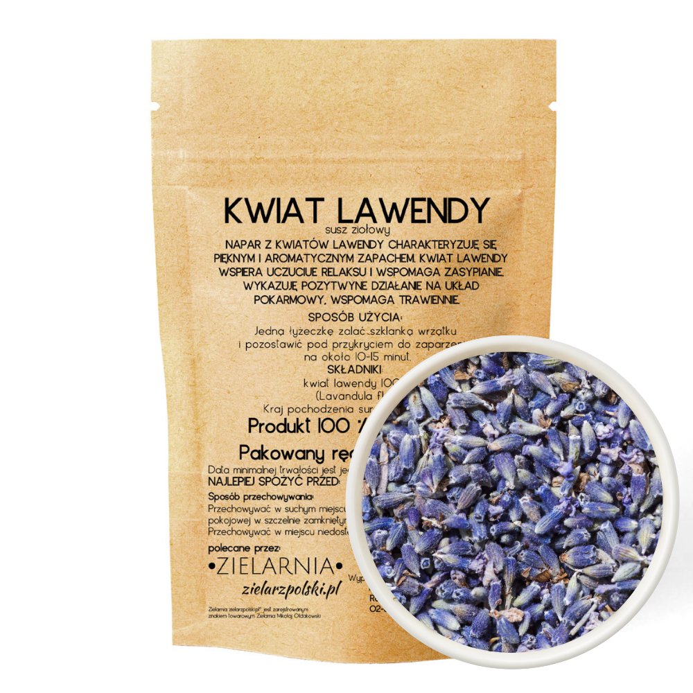 Lawenda kwiat 50g ZIELARZPOLSKI.PL