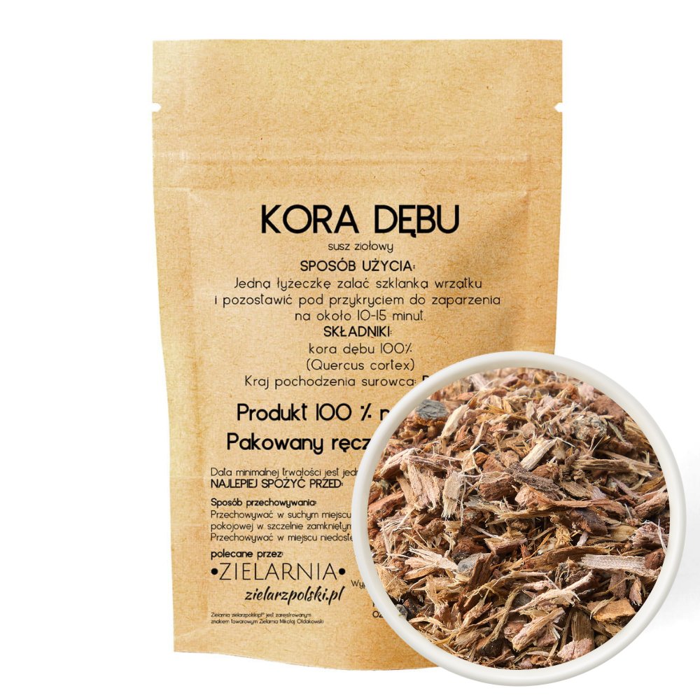 Dąb kora 50g ZIELARZPOLSKI.PL