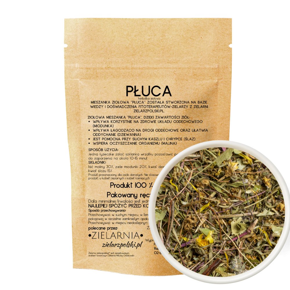 Płuca - herbatka ziołowa 100g ZIELARZPOLSKI.PL
